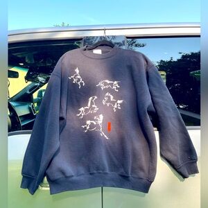 Asian Inspired Horse Sweatshirt